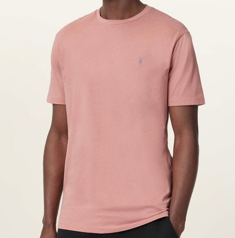 A.l.l.S.a.i.n.t.s Brace Brushed Cotton Crew Neck Pink