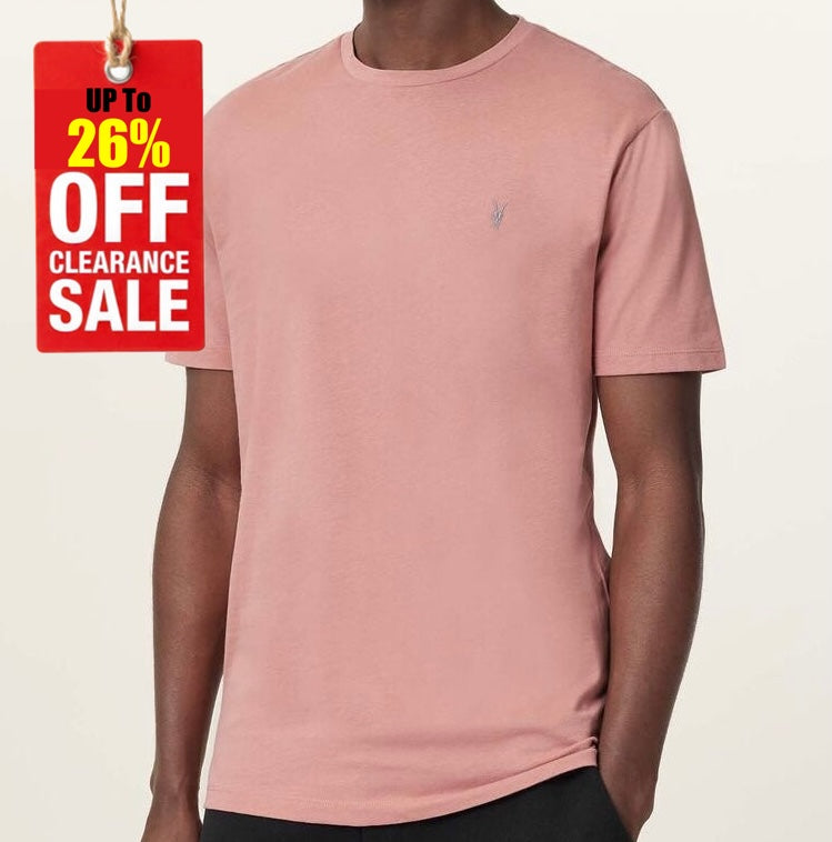 A.L.L.S.A.I.T.N.S Brace Brushed Cotton Crew Neck Pink