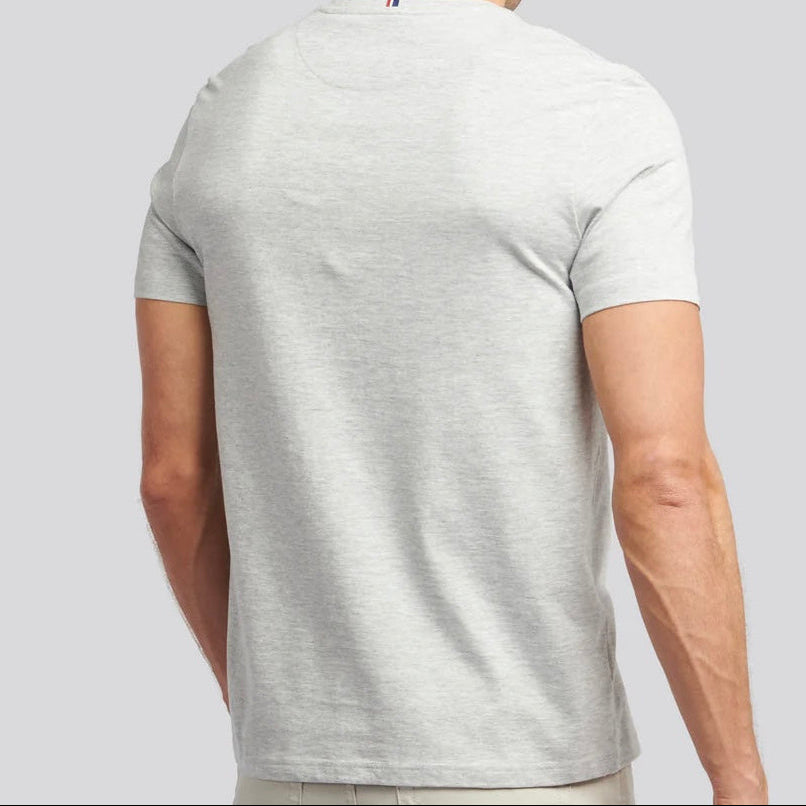 U.s- P.o.l.o. A.s.s.n. Men's Round Neck Short sleeve T-Shirt Gray