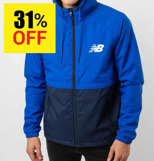 N.e.w B.a.l.a.n.c.e Tech Jacket Quilted Comfort  Full Zip with Pockets Blue/Dark Blue