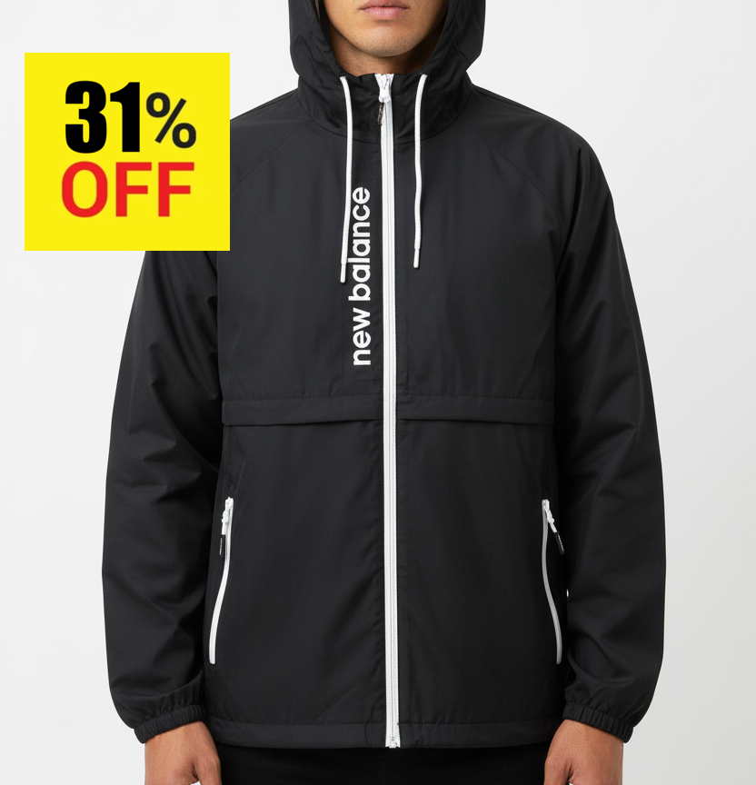 N.e.w B.a.l.a.n.c.e Tech Jacket Quilted Comfort  Full Zip with Pockets Black