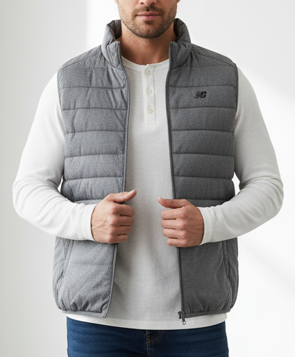 New Balance Gray Puffer Original Vest in Egypt