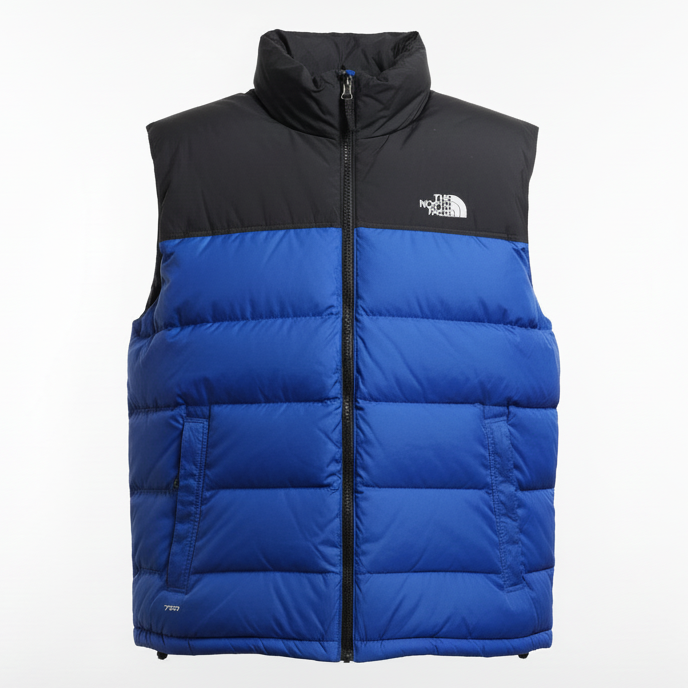 North face vest black and blue original egypt