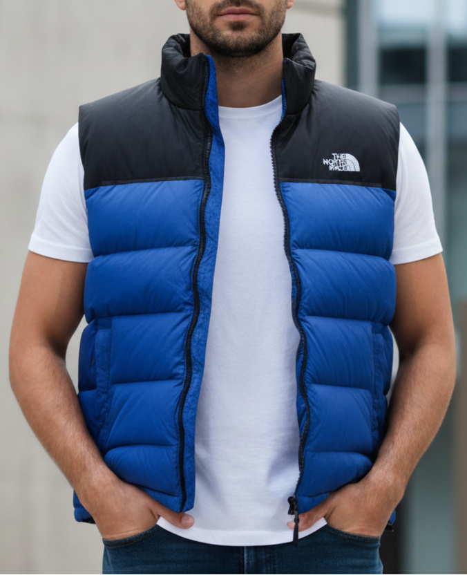 North_face_vest_black_and_blue_original