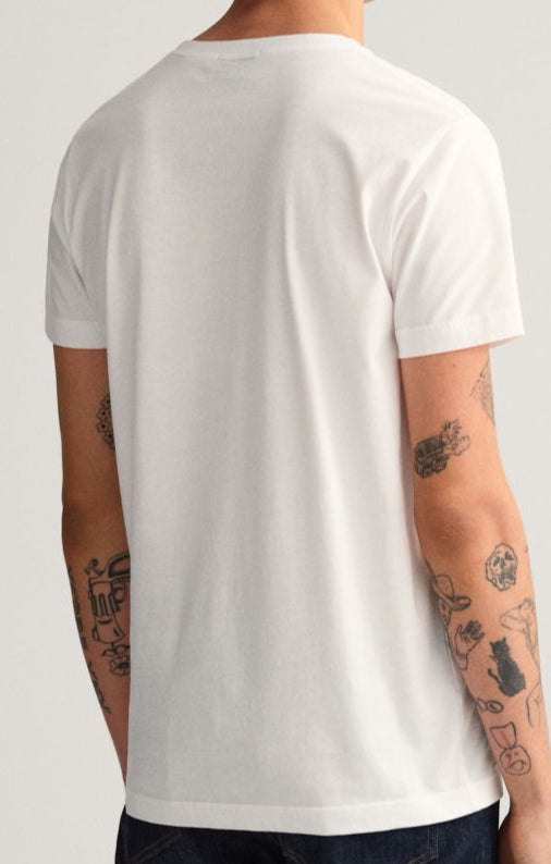 Gant White T Shirt Original Egypt