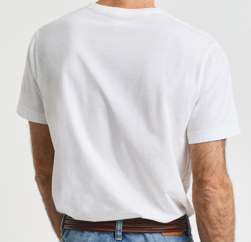 Gant White T Shirt Original Egypt