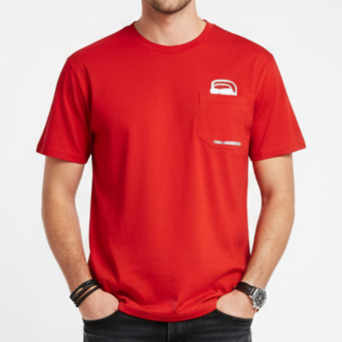 Karl Lagerfeld Red T Shirt Original Egypt