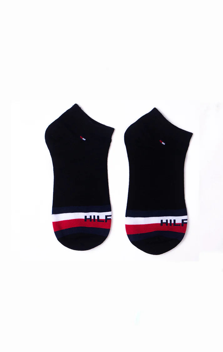 Tommy Hilfiger Pack of Three Black Socks Original Egypt