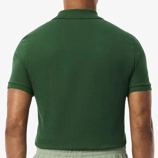 L.a.C.O-S.T.E. P.O.L.O. shirt Slim Fit Paris Stretch Pique Polo Shirt Green