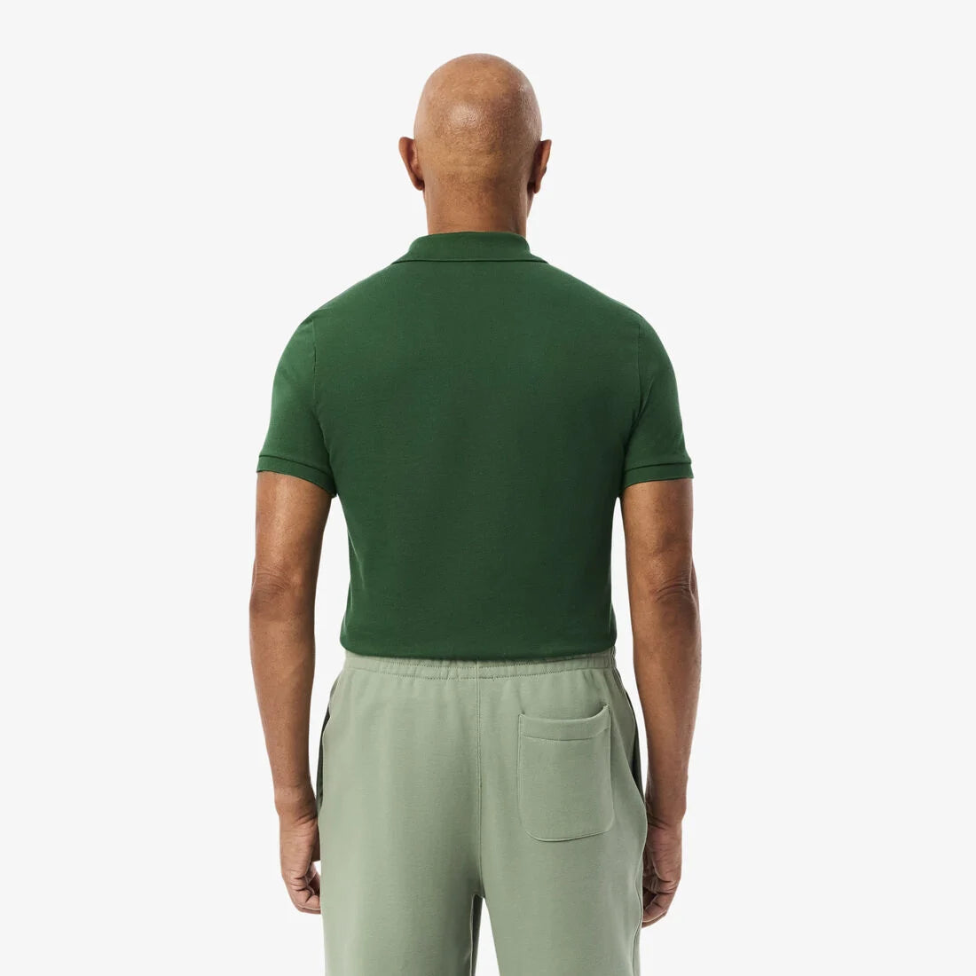 L.a.C.O-S.T.E. P.O.L.O. shirt Slim Fit Paris Stretch Pique Polo Shirt Green