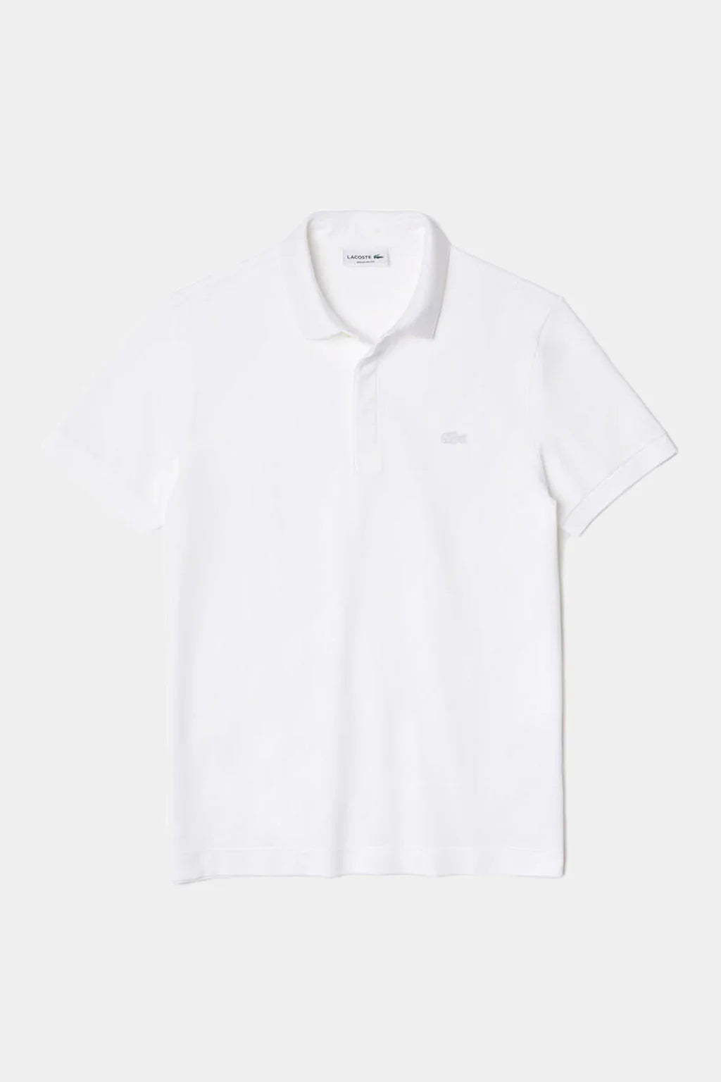 L.a.C.O_S.T.E. polo shirt Classic Fit Paris Stretch Pique Polo Shirt White
