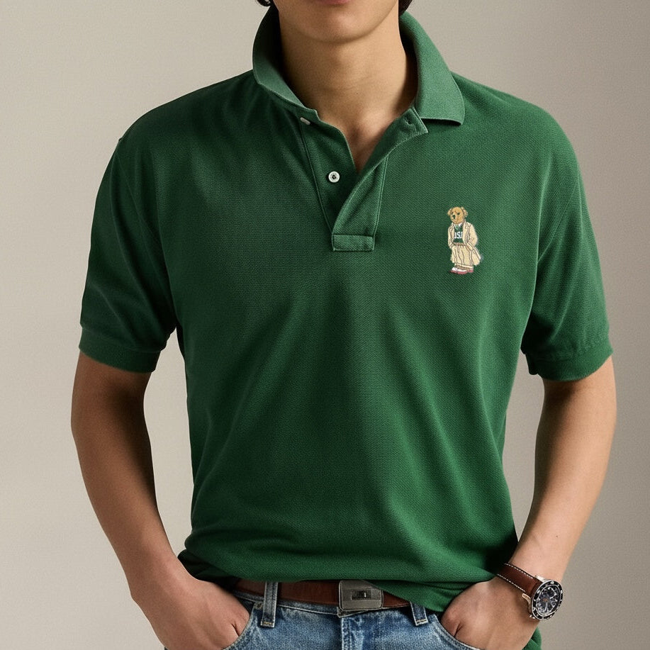 Polo Ralph Lauren Bear Polo Green Shirt Original Egypt 