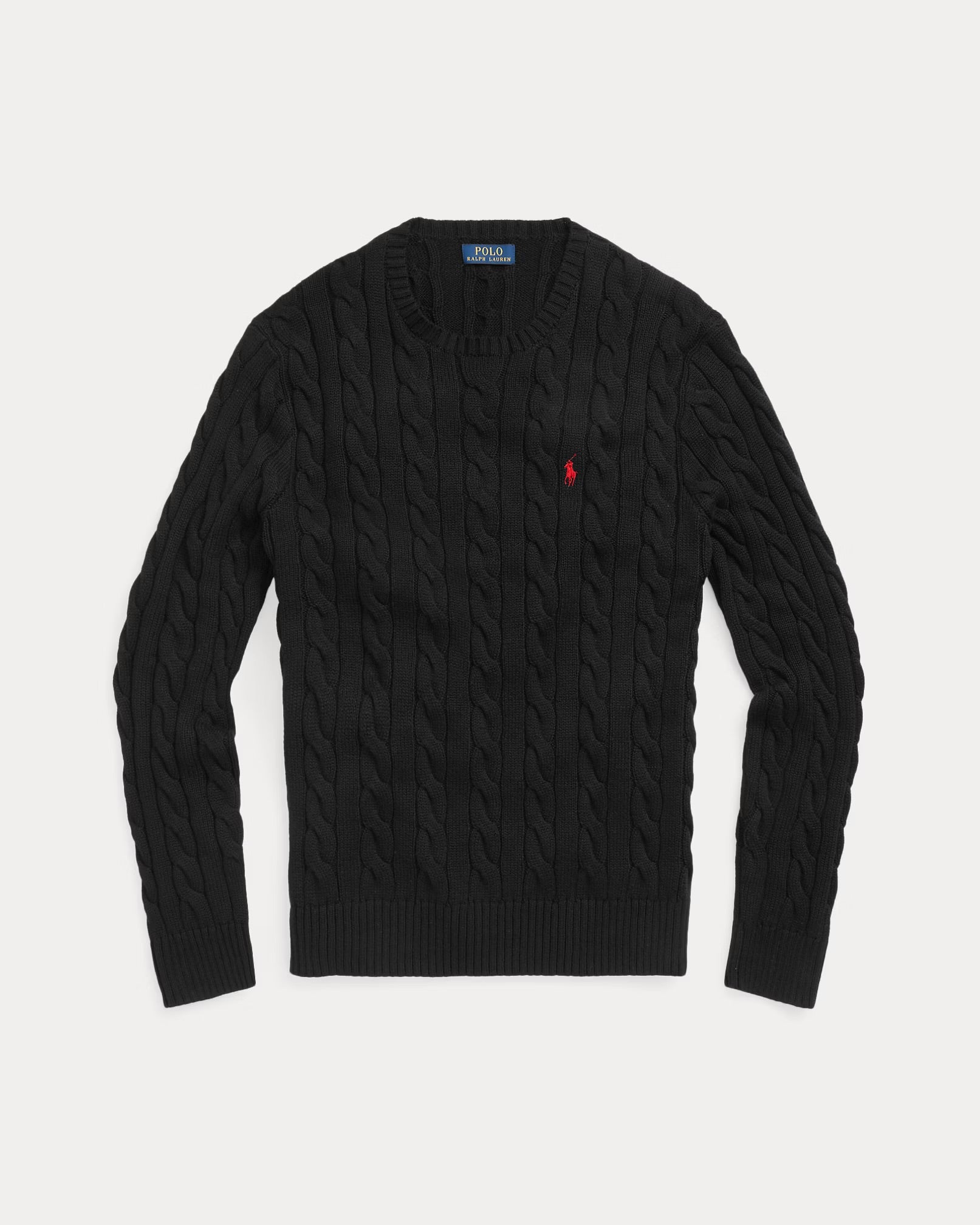 Polo Ralph Lauren Cable Knit Black Pull Over Original Egypt
