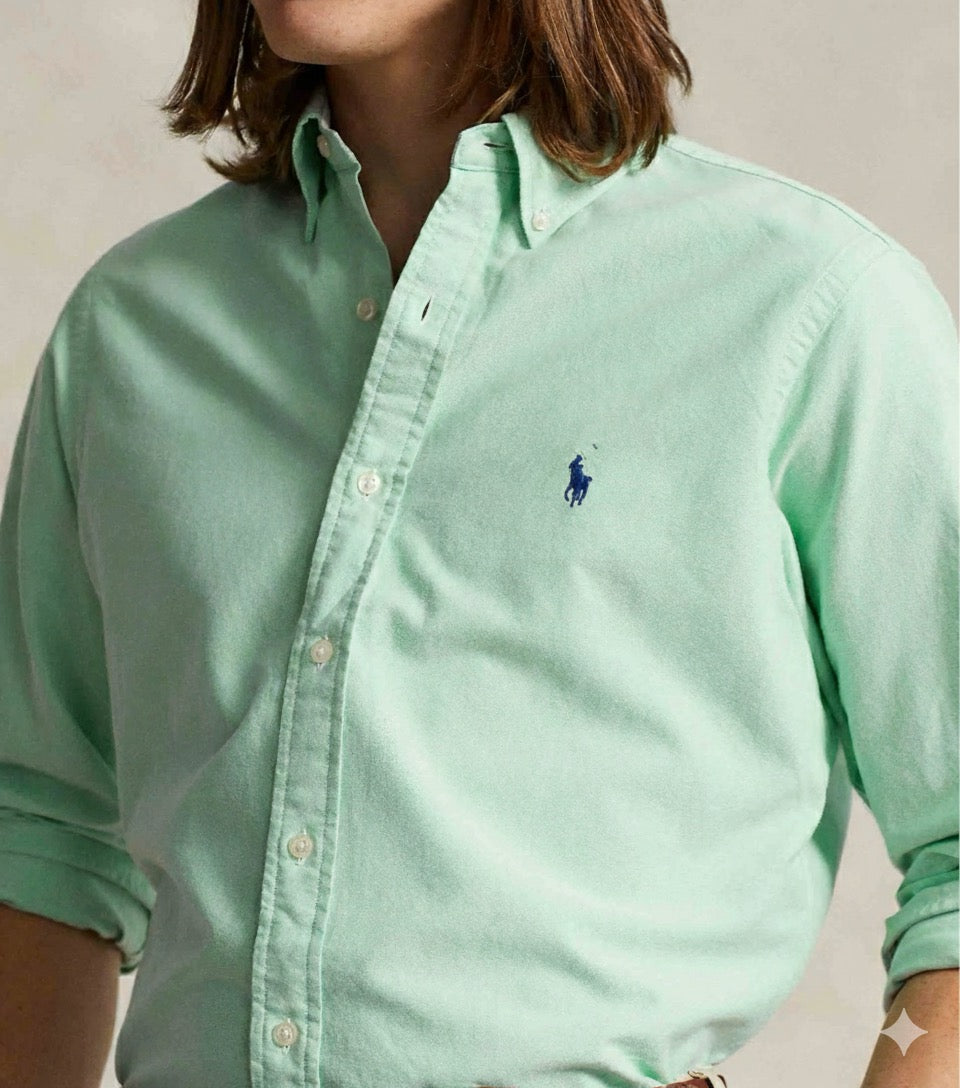 Polo Ralph Lauren Mint Green Shirt Original Egypt