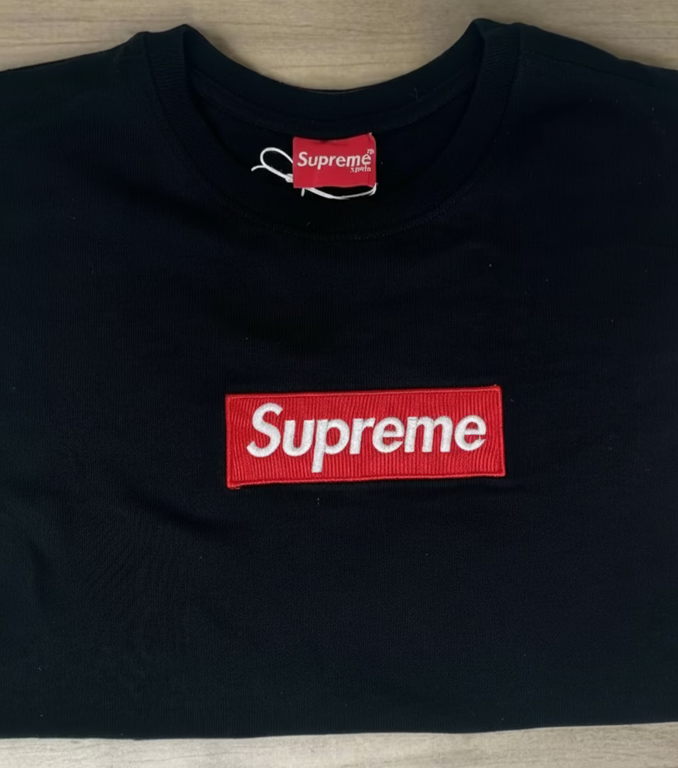 Supreme Black T Shirt Original Egypt