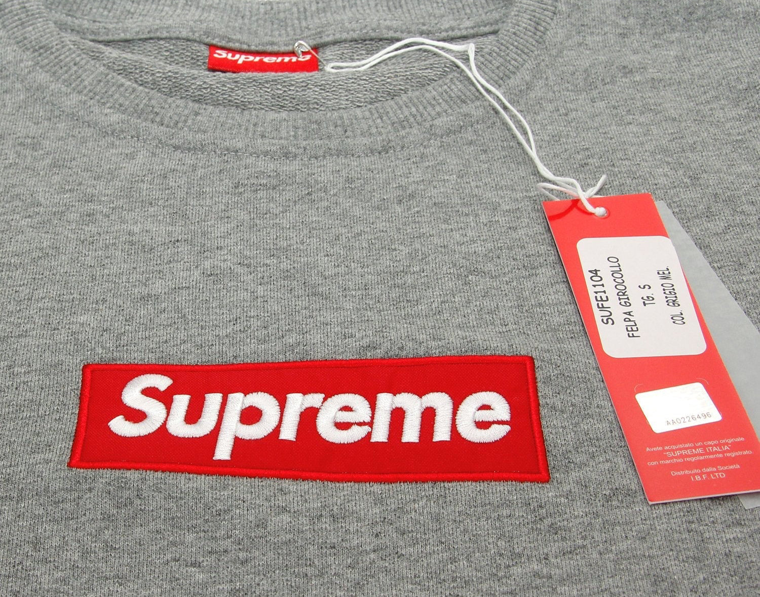 Supreme Gray T Shirt Original Egypt