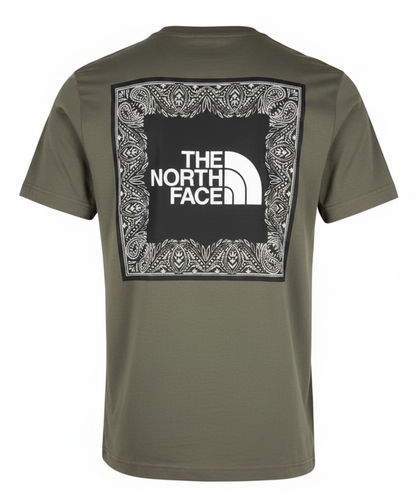 T.h.e. N.o.r.t.h. F.a.c.e. T-shirt  Loose fit Gray Olive Box NSE