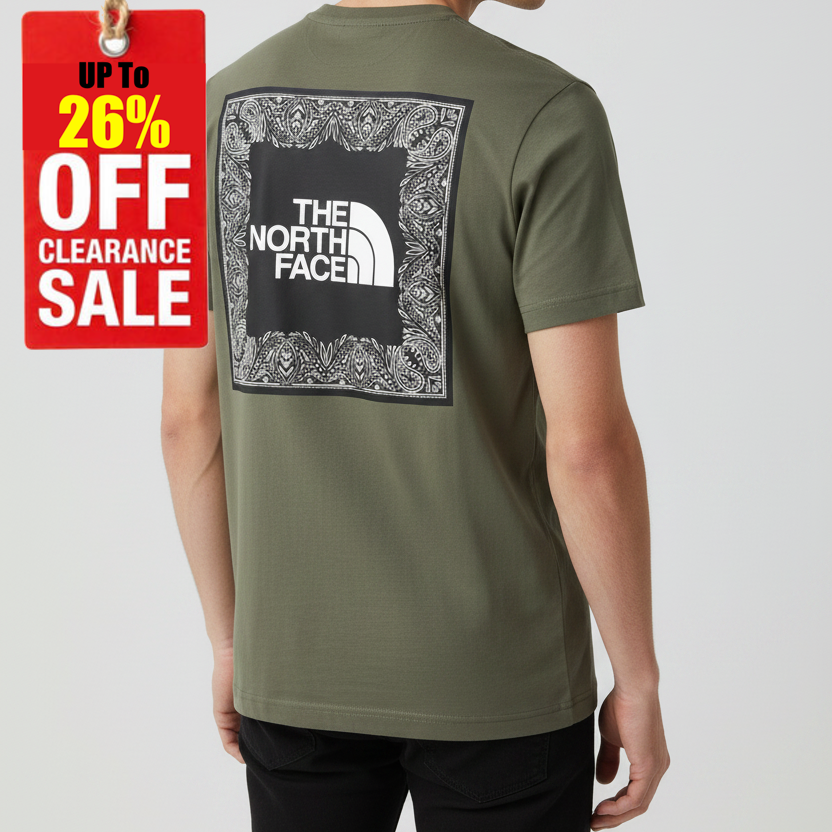 T.h.e. N.o.r.t.h. F.a.c.e. T-shirt  Loose fit Gray Olive