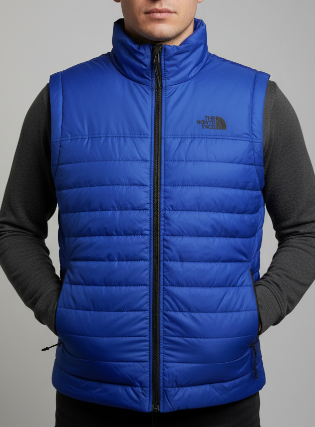 The North Face Vest Blue Slim fit original