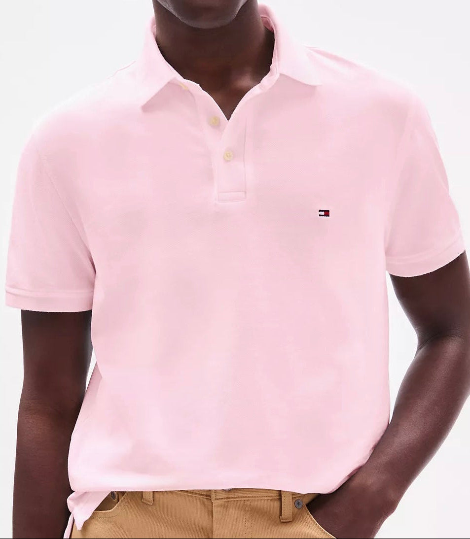 Tommy Hilfiger Pink Polo Shirt Original Egypt