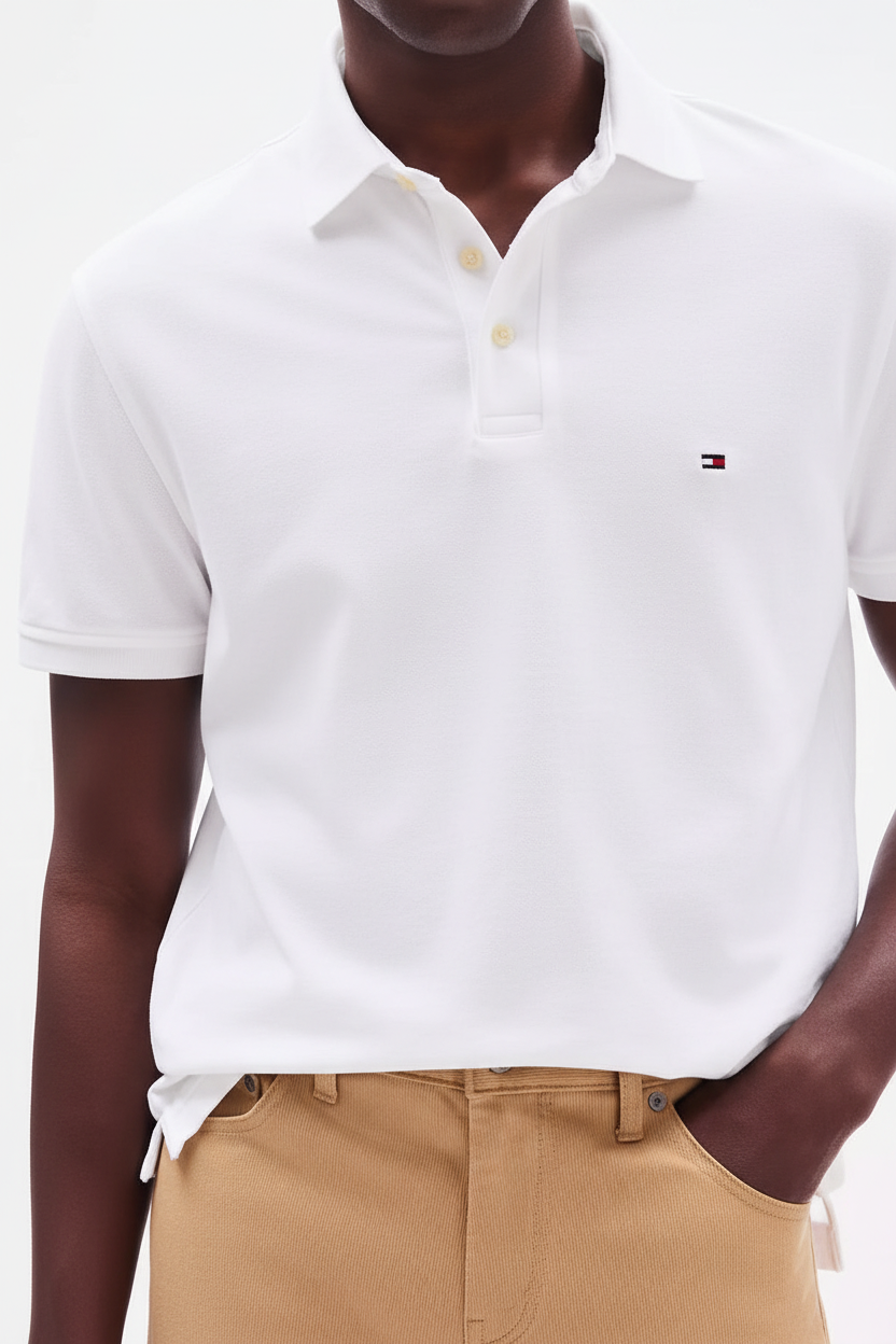 T.O.m-M.Y H.I.L.F.I.G.E.R Polo THE ORIGINAL FITTED PIQUE SS RUGGER Pink
