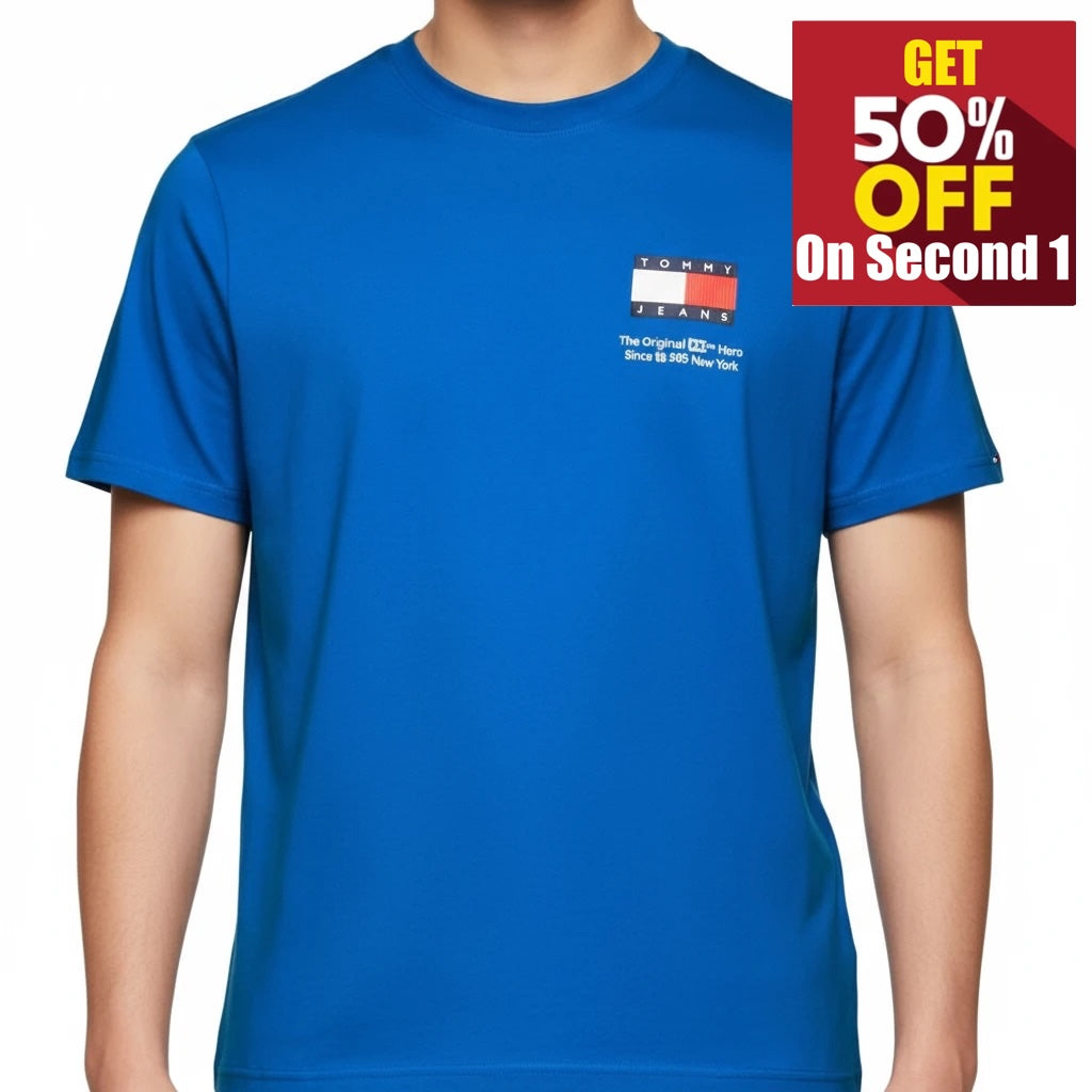 Tommy Jeans Blue T Shirt Original Egypt