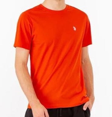 US Polo Assn Orange T Shirt Original Egypt