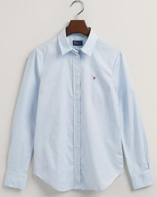 G.a.N-T. Regular Fit Shirt Long Sleeves Sky Blue