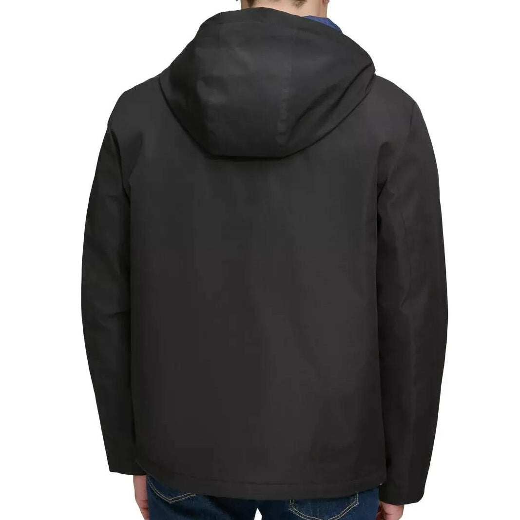 T.o.m.m.y H.i.l.f.i.g.e.r THProtect Water Resistant Windbreaker Jacket Black