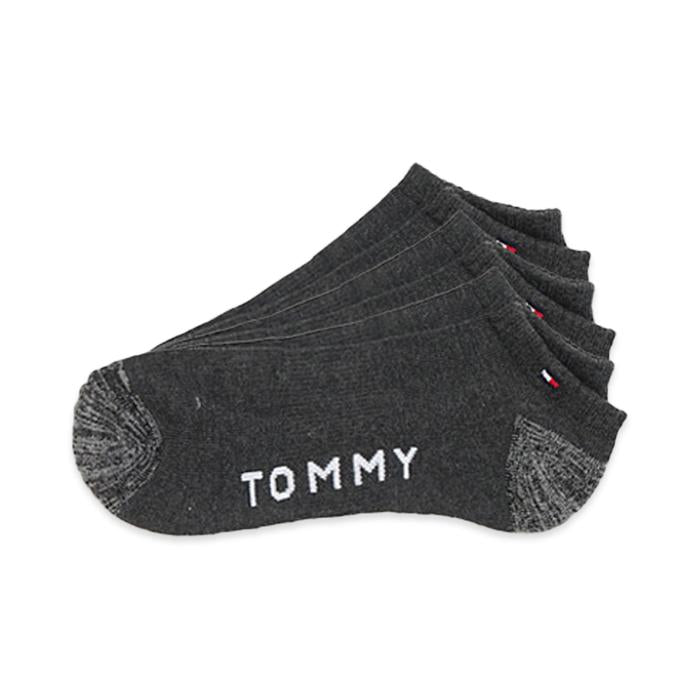 T.o.m.m.y H.i.l.f.i.g.e.r Cotton Cushion Quarter Cut Socks Pack of 3 Gray