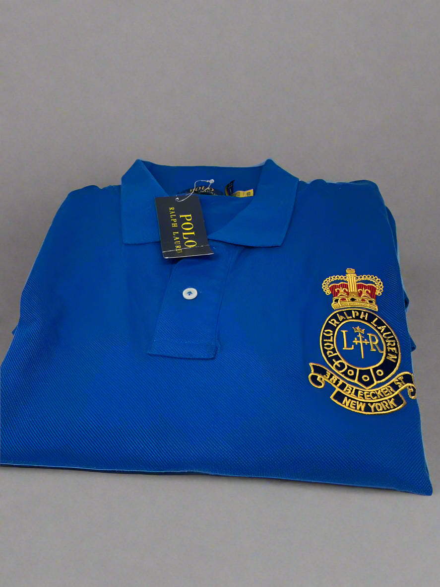 P.o.L.O. R.A.L.P.H. L.A.U.R.E.N. T-Shirt Big LOGO Blue (Custom Slim Fit)