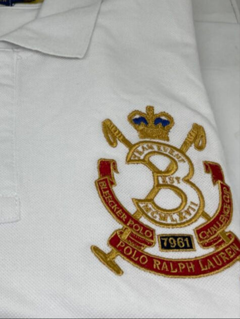 P.o.L-O. R.A.L.P.H. L.A.U.R.E.N. T-Shirt Big LOGO white