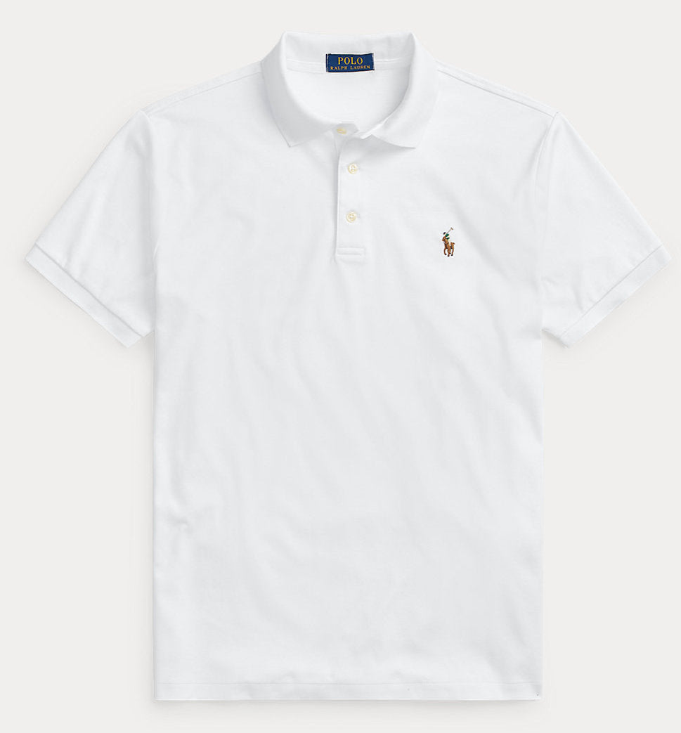 P.o.L-O. R.A.L.P.H. L.A.U.R.E.N. Cotton Polo Shirt White (Classic Fit)