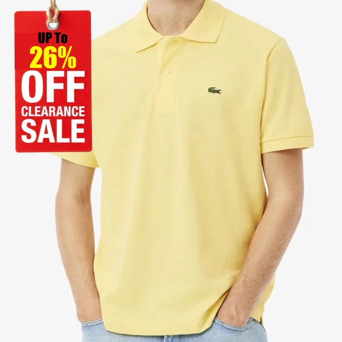 L.a.C.O-S.T.E Classic Fit L.12.12 Original Polo Shirt Yellow