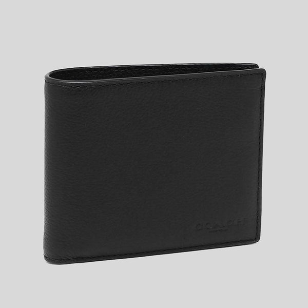 C.o.a.c.h Compact ID Wallet In Sport Calf