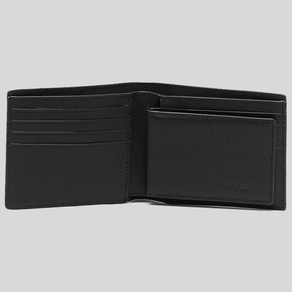 C.o.a.c.h Compact ID Wallet In Sport Calf