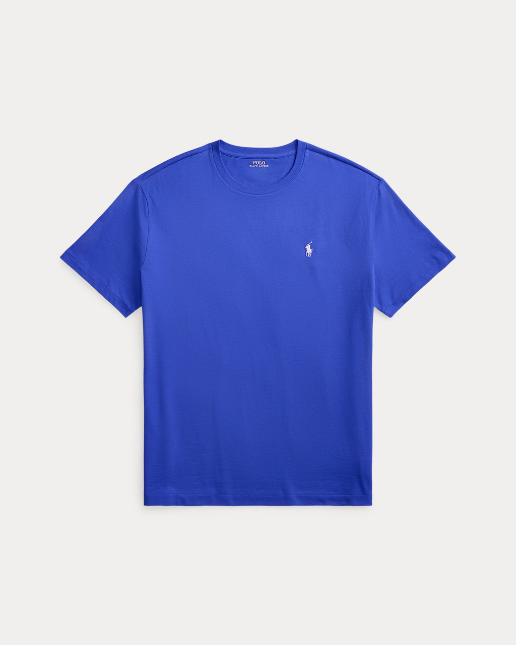 P.o-L.O R.A-L.P.H L.A.U-R.E.N Jersey Crewneck Custom Slim Fit T-Shirt Iris Blue