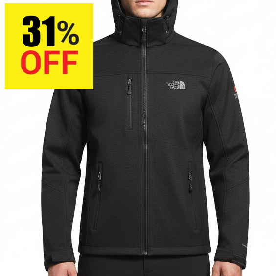 T.H.E N.O.R.T.H F.A.C.E Gore-Tex Flight Series Black Hooded Anorak Jacket Balck (Removable Hood)