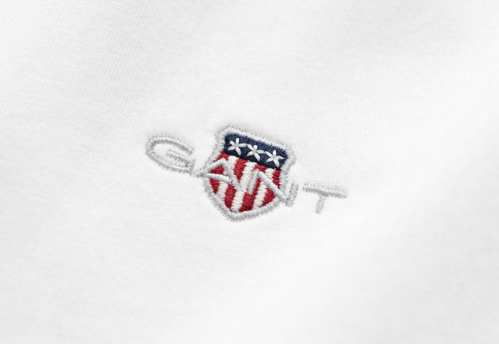 G.a-n.t Reg Shield SS t-shirt White