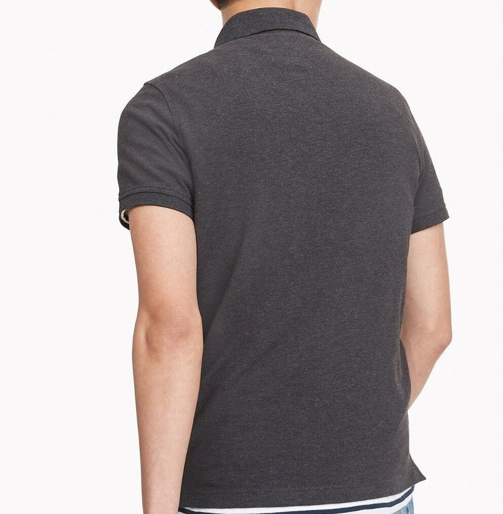 tommy dark grey polo shirt