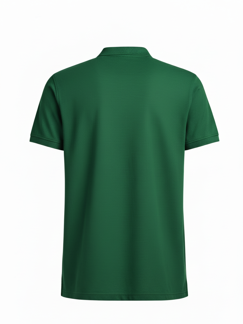 tommy polo green 2 buttons
