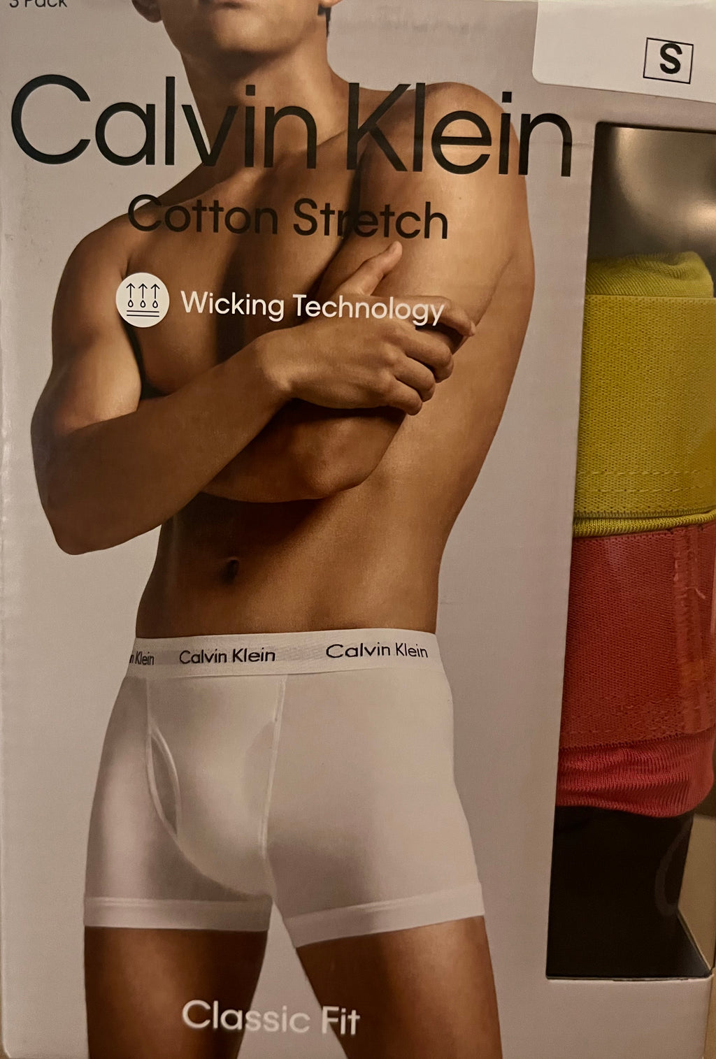 C.a.L.V-I.N. K.L.E.I.N. Cotton Stretch 3-Pack Boxer Brief (Multicolor)